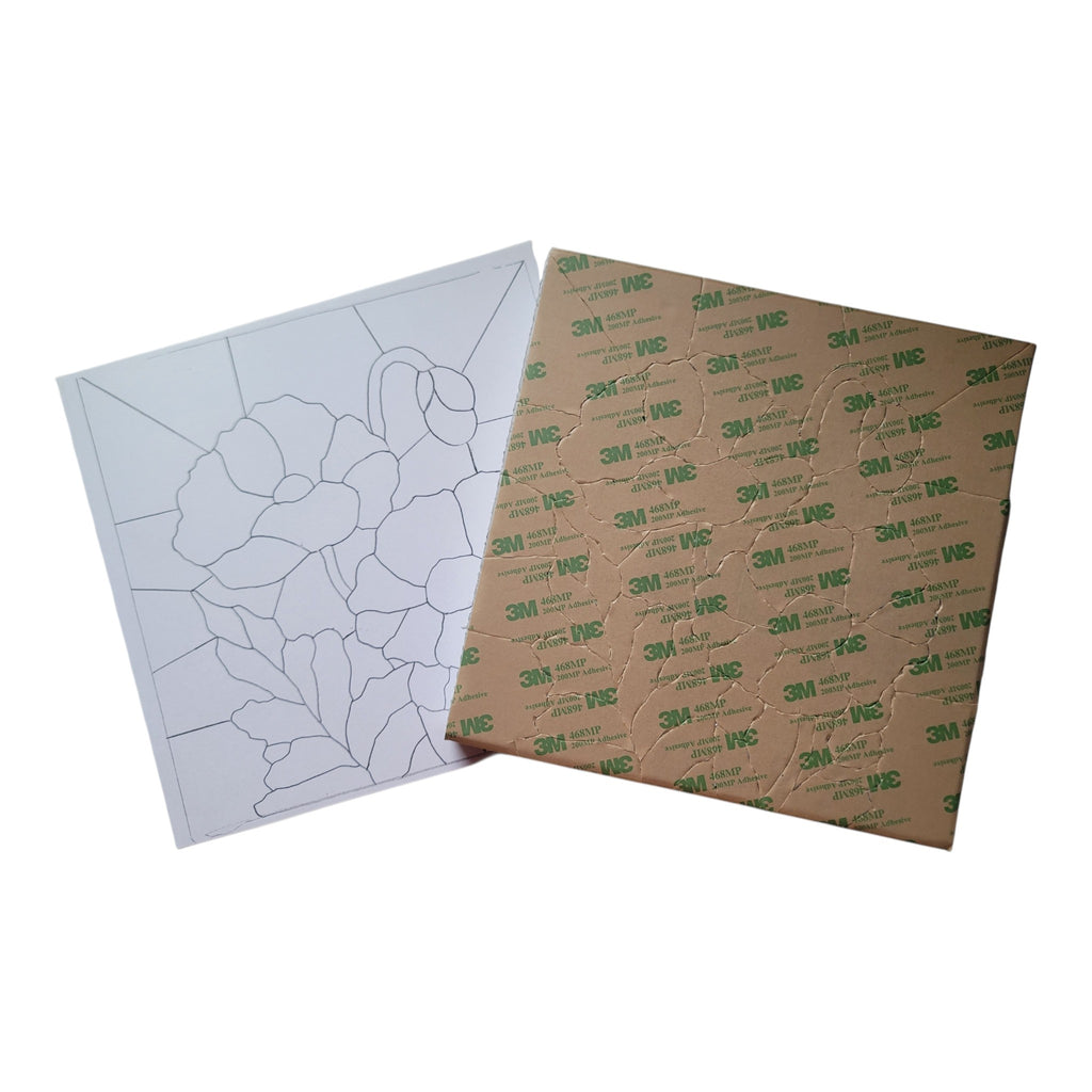 Poppies Kinusaiga Art Kit 8" x 8"