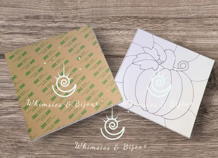 Pumpkin Kinusaiga Art Kit 8" x 8"